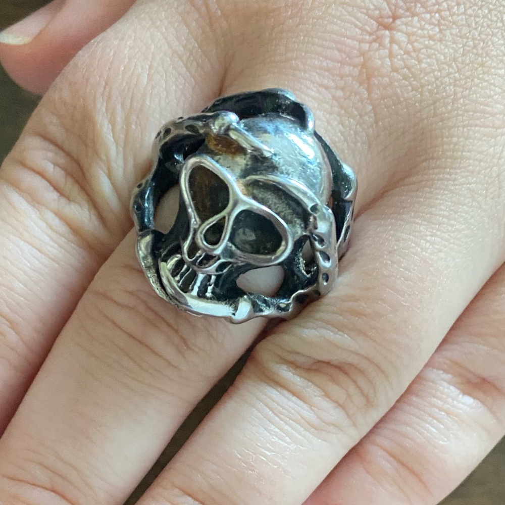 Size 10 Skull Ring